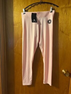 Woman’s Converse Light Pink Performance Leggings XL